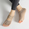 【5双起批，10双以上包邮】现货专业瑜伽袜点胶防滑运动露脚背袜地板普拉提透气运动瑜伽袜子 商品缩略图6