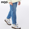 【秒】【冬款清仓】【MQD】女童冬季时尚潮酷直筒休闲牛仔长裤 商品缩略图4