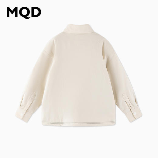 【秒2】【MQD】男童冬季绒感保暖舒适休闲翻领衬衫 商品图4