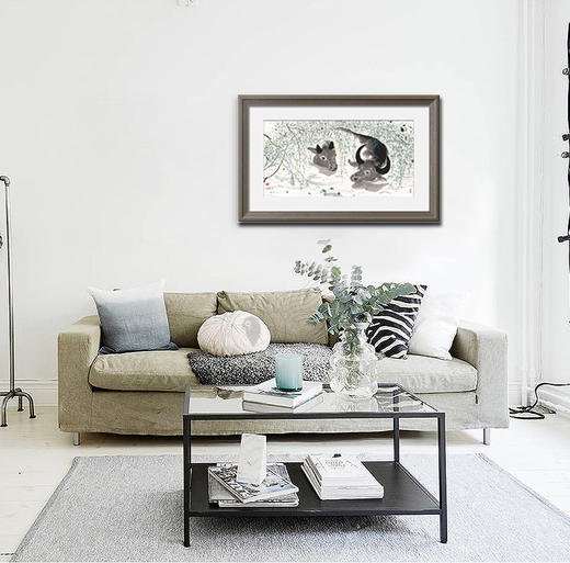 吴冠中|《水牛》—— 丝网版（盖章） 商品图2