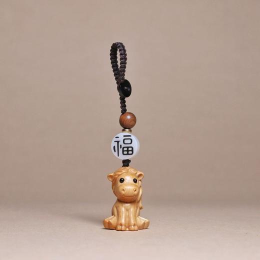 敦煌【崖柏十二生肖挂件】敦煌马年十二生肖福泽挂件包挂钥匙小挂件 商品图0