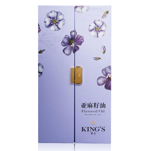 【下架】金龙鱼 KING'S 食用油 特级初榨 亚麻籽油750ml*2 商品图2