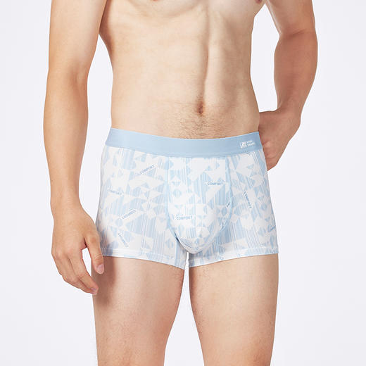 都市丽人人棉平角60S木莱尔潮流时尚平角裤FKHC13 商品图1