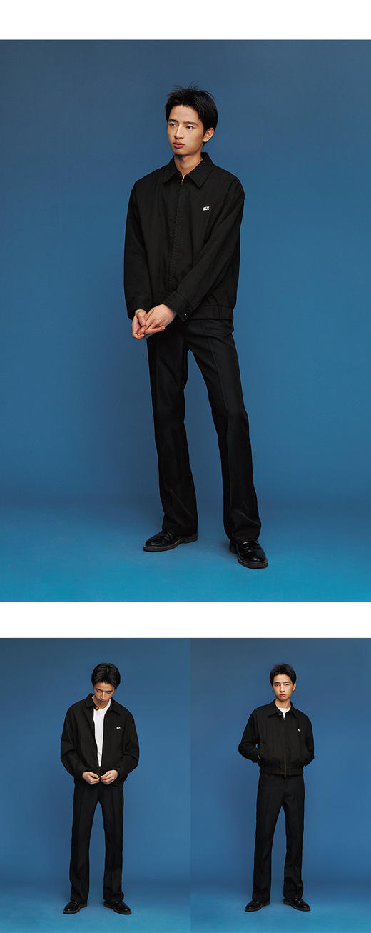 CryingCenter Digger  挖掘者2号斜纹休闲西装裤 黑色 哭喊中心 商品图2