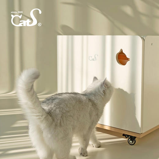 猫厕所 顶入式零带砂占地小颜值高 商品图3