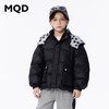 【秒1】【MQD】男童柔软舒适冬季满版拼接撞色连帽羽绒服 商品缩略图2