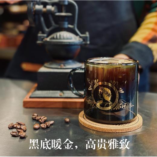 【译森文创】诗与光”双层透黑高硼硅玻璃把手杯 商品图2