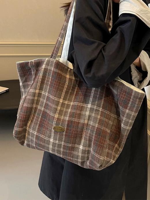 毛呢双面单肩包 商品图2