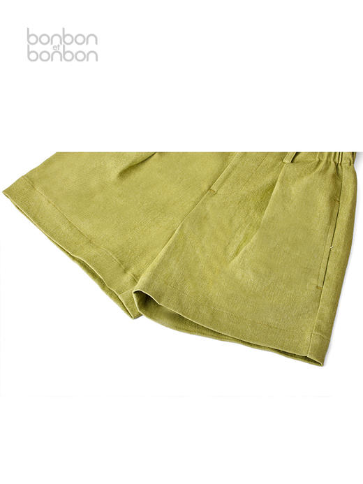 秋叶绿翻折短裤 商品图4