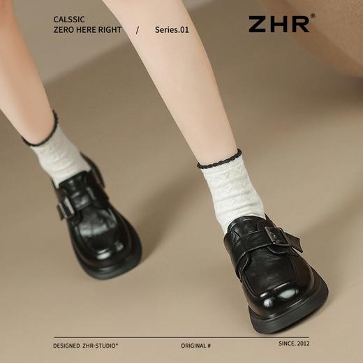 ZHR则则法式复古英伦单鞋2025新款软底百搭小皮鞋时尚乐福鞋女鞋 商品图2