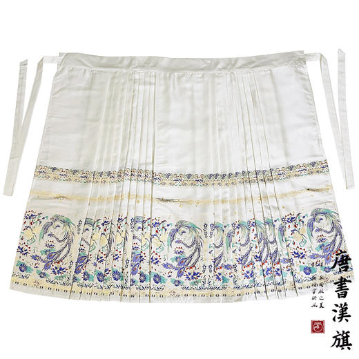 【鸾蕖.月白】白色国风刺绣素雅高级马面裙套装日常优雅新中式 商品图6