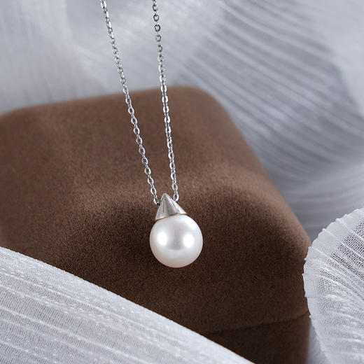 子佩集S925银珍珠套链【JYZTL035】纯银珍珠项链2412 商品图1