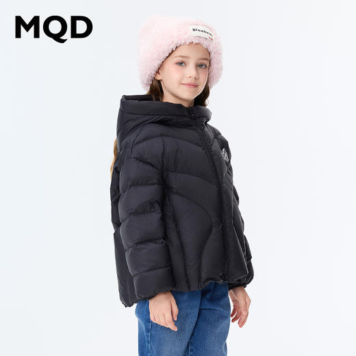 【秒1】【MQD】女童三防轻薄柔软舒适休闲连帽羽绒服 商品图3