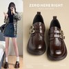 ZHR则则通勤百搭乐福鞋复古小皮鞋2025春季新款厚底英伦单鞋轻便 商品缩略图1