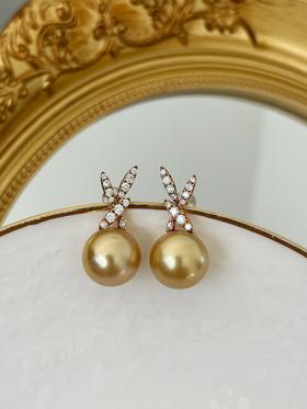 13mm-14mm金珠耳钉