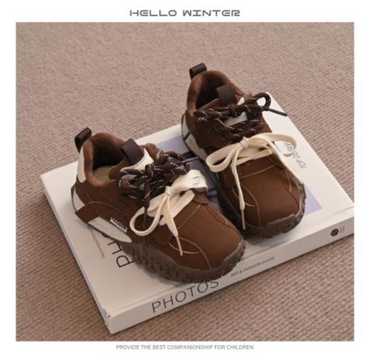 🔥【岁愿儿童加绒保暖双鞋带运动鞋SY-A419】😍欢乐童年，岁愿相伴💦 岁愿潮流童鞋属于👏岁愿品牌童鞋家族潮童板块童鞋 商品图4