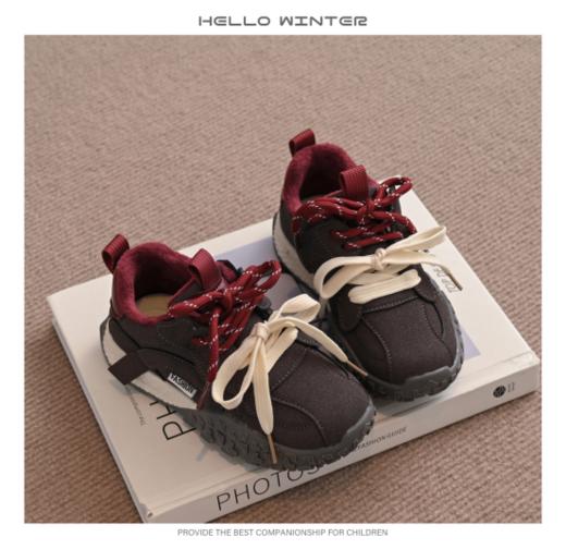 🔥【岁愿儿童加绒保暖双鞋带运动鞋SY-A419】😍欢乐童年，岁愿相伴💦 岁愿潮流童鞋属于👏岁愿品牌童鞋家族潮童板块童鞋 商品图3