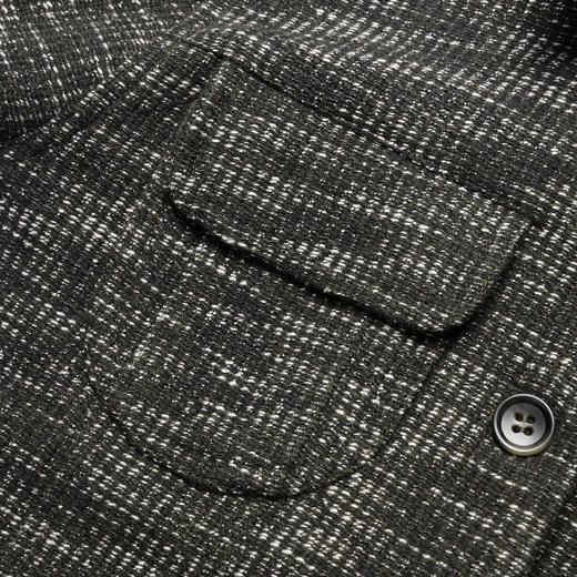 ROMI STUDIO“格雷高智”50%羊毛肌理短款翻领长袖休闲外套23AWW461 商品图4