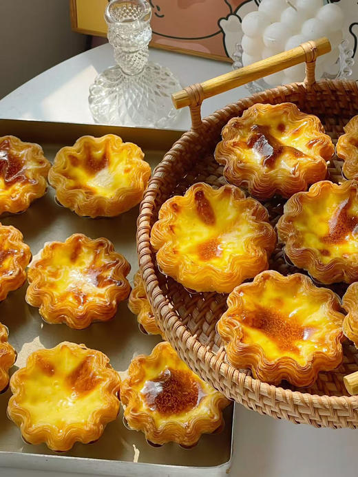 【2.9-2.24不发】💕//【舒芙里法式脆蛋挞】新年破价活动中ing🌈💥与辉同行直播间里人见人爱的花型脆蛋挞‼️ 💥口感类似丹麦可颂，外面是酥脆的蛋挞皮 💥咬下去是柔软的焦糖蛋奶味👍🏻 商品图8
