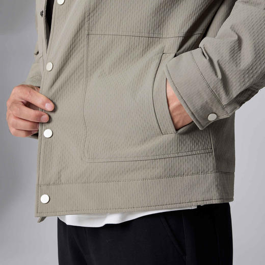 墨麦客男装鸭绒衬衫式轻型羽绒服男2024冬季新款简约保暖外套男士 商品图4