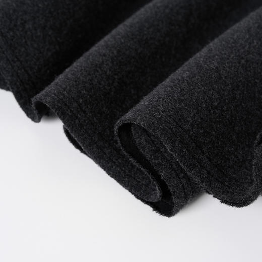 ROMI STUDIO“法式优雅”绵羊毛莱赛尔混纺绒面A字半裙RW24WXG0010 商品图3