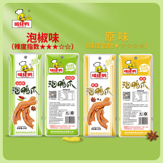 【零食全家桶】啃佬鸭全肉零食混搭赠礼盒26g泡鸭爪32g鸭翅40g香脖脖35g鸭翅根礼盒休闲零食小吃年货 商品图1