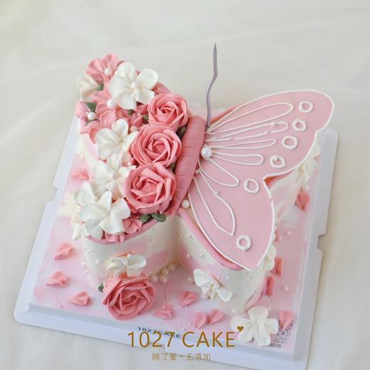 1027CAKE | 蝴蝶造型蛋糕 破茧成蝶  韩式裱花 梦幻款式 （提前预定哦） 商品图2