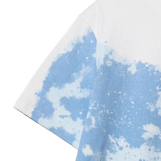 T309新款国潮嘻哈泼墨T恤夏季休闲时尚宽松圆领短袖情侣百搭上衣 商品图2