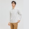 【华夫格】罗蒙男士含桑蚕丝polo衫男长袖t恤男春秋男士polo衫 商品缩略图4