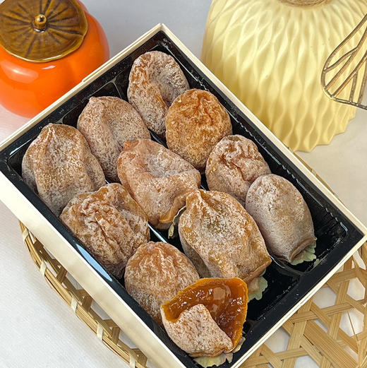 富平吊杆牛柿 柿饼3盒*约500g  外皮Q弹有嚼劲.里面软糯爆浆甜【急冻冷藏】 商品图2