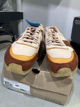 瑕疵Clarks/其乐 男士 TORRUN 拼色系带低帮防滑厚底休闲鞋