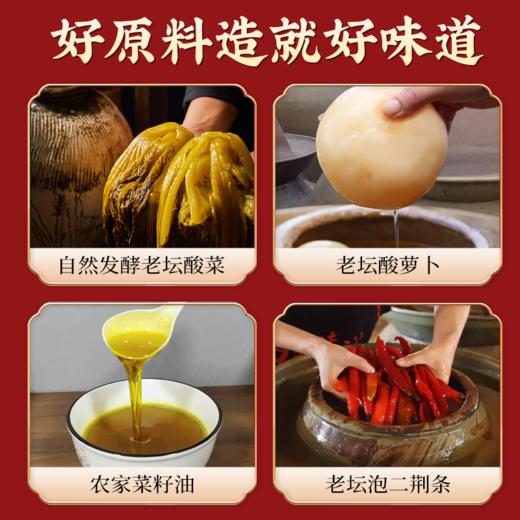 酸菜酸萝卜汤锅底料 酸爽开胃 微辣 净素配方 商品图1