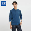 【精美刺绣 棉混纺】罗蒙春秋男装长袖POLO衫男士商务休闲打底翻领T恤男长袖 商品缩略图0