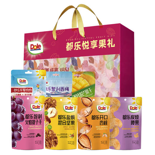 【包邮】丨团购·年货集·都乐魅力果萃果干休闲礼盒700g丨新春年货大集138元/箱丨下单后排单发货 商品图3