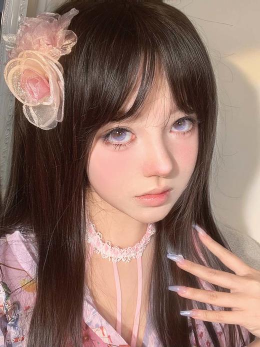 mimipark 美瞳半年抛 花蝶紫罗 直径14.5mm着色13.8mm 商品图4