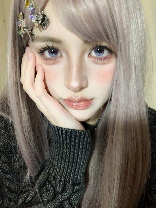 mimipark  半年抛 花蝶紫罗 直径14.5mm着色13.8mm 商品图2