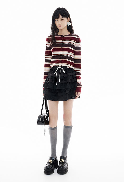 DZZIT2025春季新款美拉德烫钻装饰上衣 商品图0