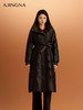 【商场同款】阿菁娜2025冬季新款双倍防风长款羽绒服A30D516073 商品缩略图0