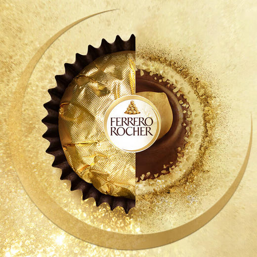 【2盒119元】费列罗榛果威化巧克力制品20粒礼盒装250g*2盒（25年9月到期）/043592*2 托盘打开层层心意 商品图1