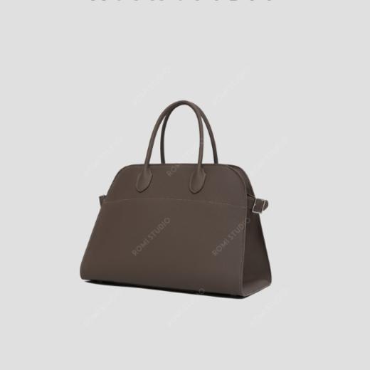 ROMI STUDIO“极简主义”100%头层牛皮荔枝纹手提托特包RW24LP31325 商品图3
