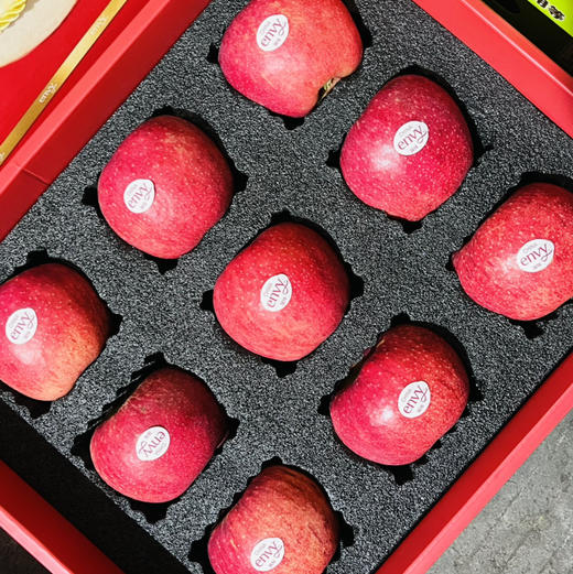 精选爱妃苹果  礼盒9个装   脆甜可口 商品图5
