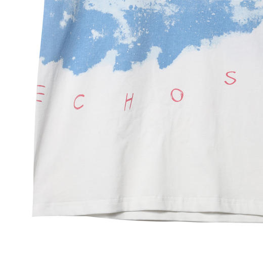 T309新款国潮嘻哈泼墨T恤夏季休闲时尚宽松圆领短袖情侣百搭上衣 商品图3