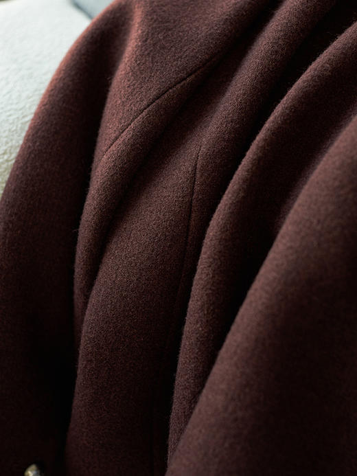 【高货wl】全新升级【铂金会员367/天猫499/差价132】洛诗琳优雅小香风山茶花胸针圆领外套简约时尚气质外套女(03025) 商品图4