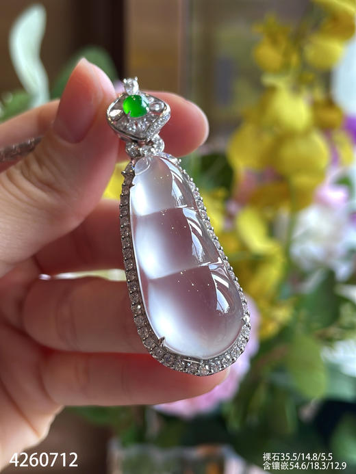 玻璃种福豆吊坠【4260712】具体价格微信咨询 商品图3