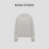 ROMI STUDIO“冬日松弛”费尔岛绒面花纱肌理感套头毛衫RWBWSY1586 商品缩略图4