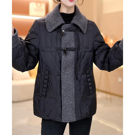 时尚羽绒服国标90白鸭绒外套，高档减龄显瘦洋气百搭保暖TYP-SJF3305 商品图2