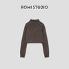 ROMI STUDIO“温暖已至”牦牛绒绵羊毛弹力高领套头毛衫RW24ASB1444 商品缩略图1