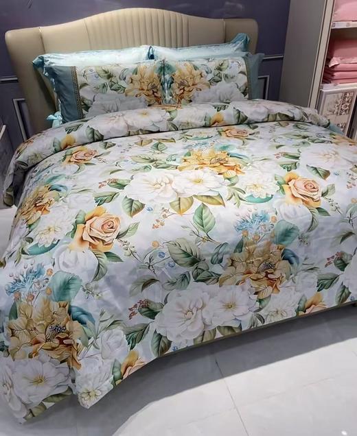 【6楼】富安娜床单四件/清新雅致，绿 商品图2