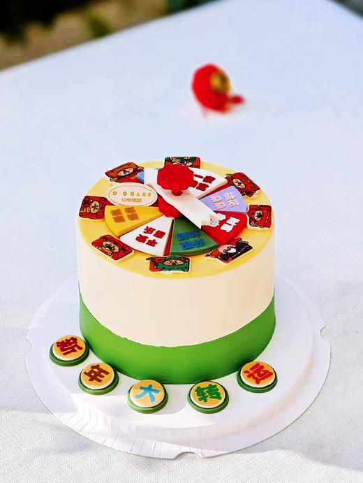 新品“新年大转运”蛋糕上面的装饰是巧克力可食用，提前5小时预定 商品图2