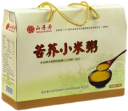 陕西定边苦荞小米粥礼盒500g*10块